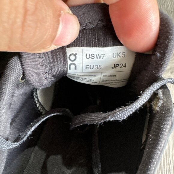 On Womens Cloud X Black White Running Shoes Sneakers Size 7 - Picture 10 of 11